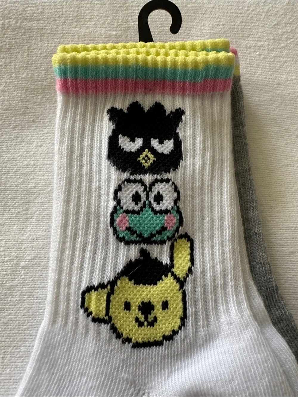 Sanrio Hello Kitty And Friends Mid-Crews socks 2 Pair Shoe Size 4-10 NEW